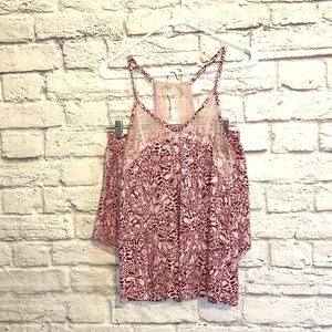 Soma abstract print short and cami pajamas XS Top S shorts